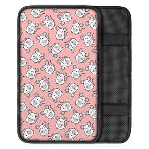 Cute Rat Pattern Print Car Center Console Cover