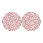 Cute Rat Pattern Print Car Coasters