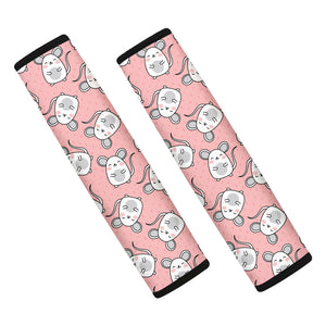 Cute Rat Pattern Print Car Seat Belt Covers