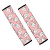 Cute Rat Pattern Print Car Seat Belt Covers