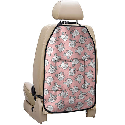 Cute Rat Pattern Print Car Seat Organizers