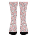 Cute Rat Pattern Print Crew Socks