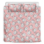 Cute Rat Pattern Print Duvet Cover Bedding Set