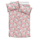 Cute Rat Pattern Print Duvet Cover Bedding Set