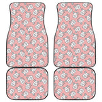 Cute Rat Pattern Print Front and Back Car Floor Mats