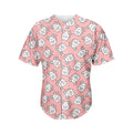 Cute Rat Pattern Print Men's Baseball Jersey