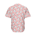 Cute Rat Pattern Print Men's Baseball Jersey