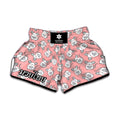 Cute Rat Pattern Print Muay Thai Boxing Shorts