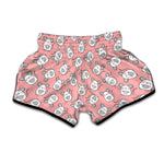 Cute Rat Pattern Print Muay Thai Boxing Shorts