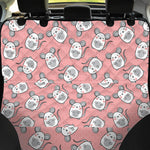 Cute Rat Pattern Print Pet Car Back Seat Cover