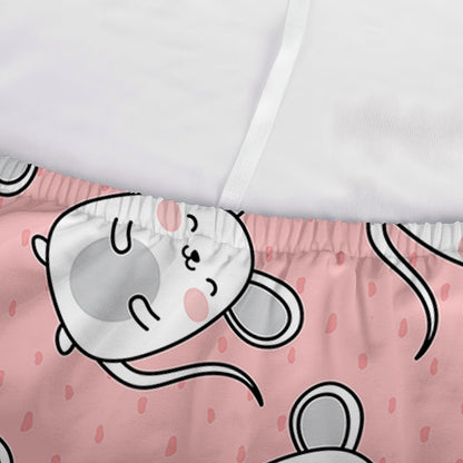 Cute Rat Pattern Print Sofa Cover