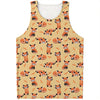 Cute Red Panda And Bamboo Pattern Print Men's Tank Top