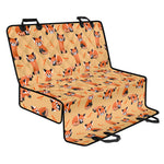 Cute Red Panda And Bamboo Pattern Print Pet Car Back Seat Cover