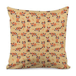 Cute Red Panda And Bamboo Pattern Print Pillow Cover