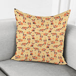 Cute Red Panda And Bamboo Pattern Print Pillow Cover