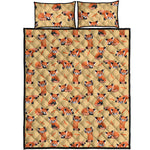 Cute Red Panda And Bamboo Pattern Print Quilt Bed Set