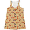 Cute Red Panda And Bamboo Pattern Print Women's Racerback Tank Top