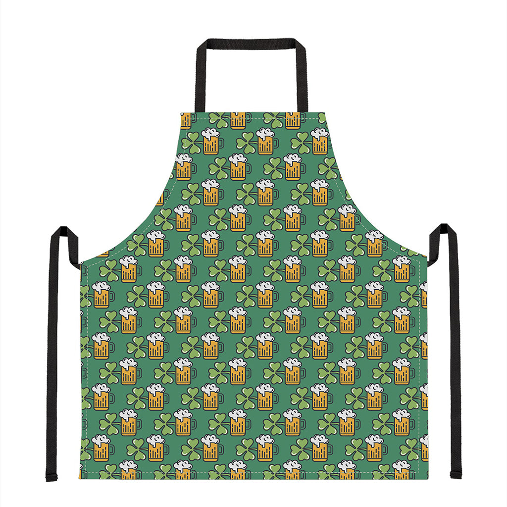 Cute Saint Patrick's Day Pattern Print Apron