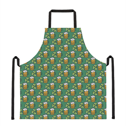 Cute Saint Patrick's Day Pattern Print Apron