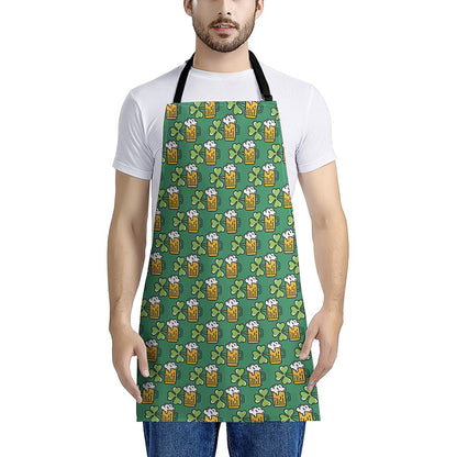 Cute Saint Patrick's Day Pattern Print Apron