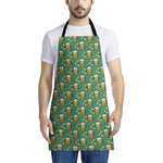 Cute Saint Patrick's Day Pattern Print Apron