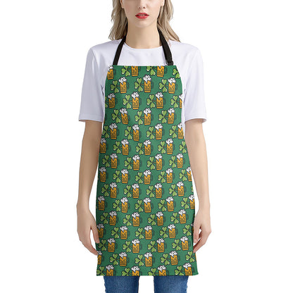 Cute Saint Patrick's Day Pattern Print Apron