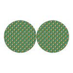 Cute Saint Patrick's Day Pattern Print Car Coasters