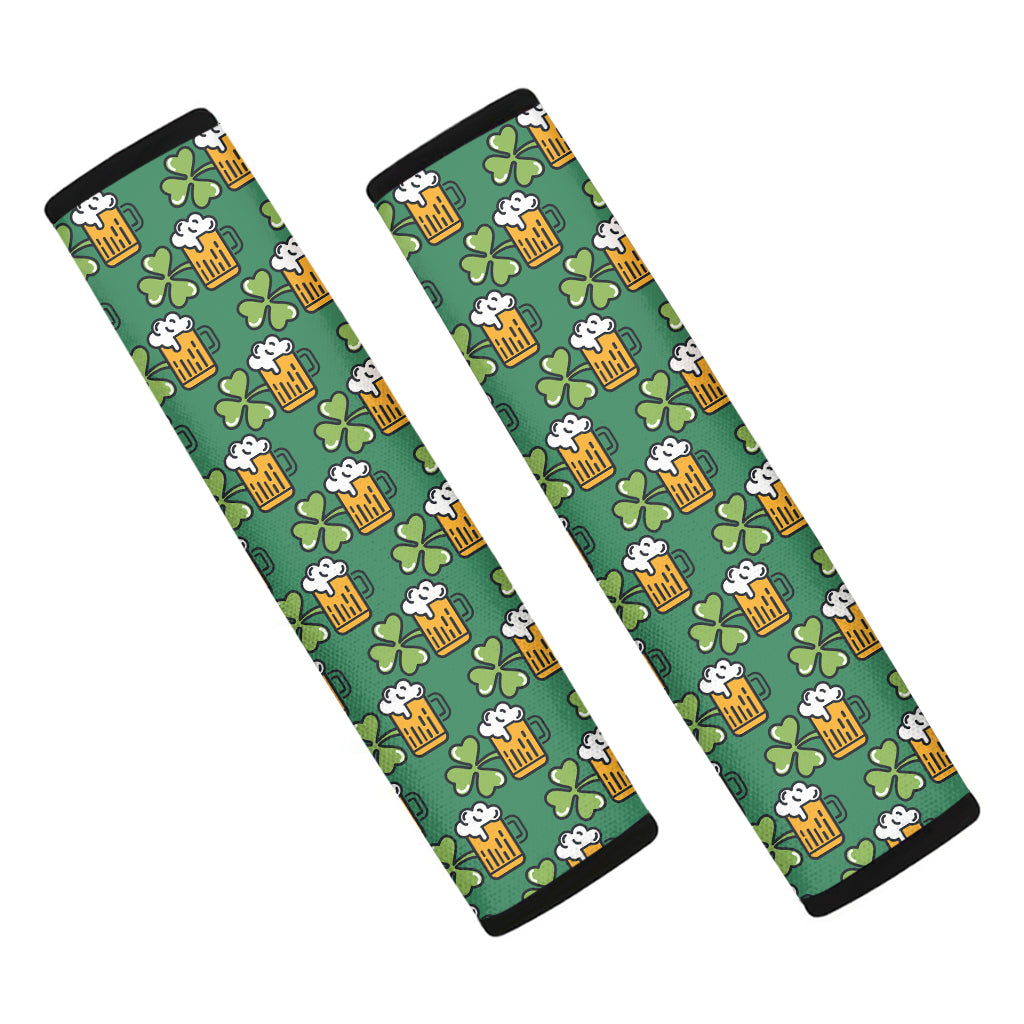 Cute Saint Patrick's Day Pattern Print Car Seat Belt Covers