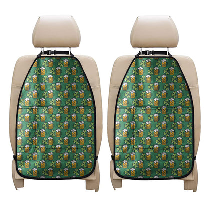 Cute Saint Patrick's Day Pattern Print Car Seat Organizers