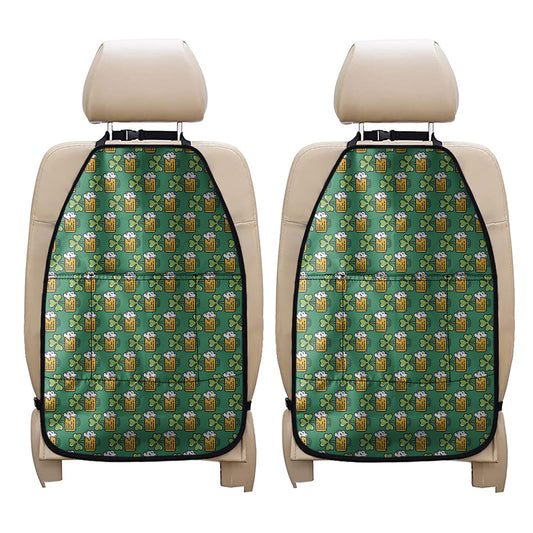 Cute Saint Patrick's Day Pattern Print Car Seat Organizers