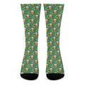 Cute Saint Patrick's Day Pattern Print Crew Socks