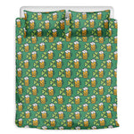Cute Saint Patrick's Day Pattern Print Duvet Cover Bedding Set