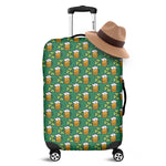 Cute Saint Patrick's Day Pattern Print Luggage Cover