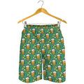 Cute Saint Patrick's Day Pattern Print Men's Shorts