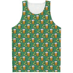 Cute Saint Patrick's Day Pattern Print Men's Tank Top