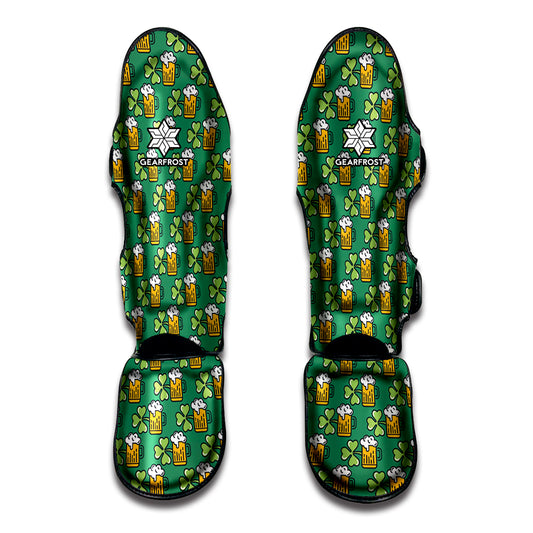Cute Saint Patrick's Day Pattern Print Muay Thai Shin Guard
