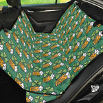 Cute Saint Patrick's Day Pattern Print Pet Car Back Seat Cover