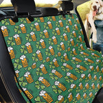 Cute Saint Patrick's Day Pattern Print Pet Car Back Seat Cover