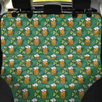 Cute Saint Patrick's Day Pattern Print Pet Car Back Seat Cover