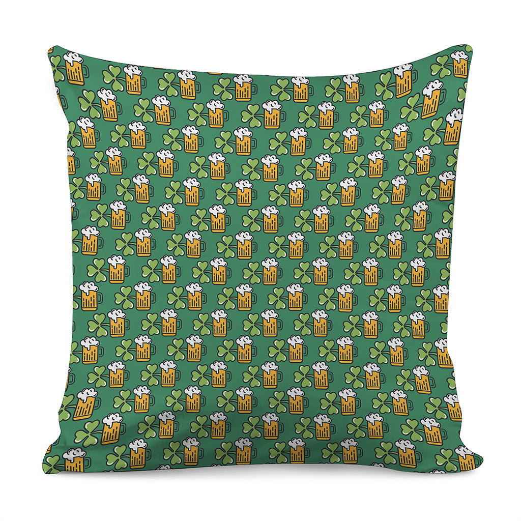 Cute Saint Patrick's Day Pattern Print Pillow Cover