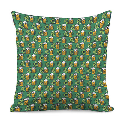 Cute Saint Patrick's Day Pattern Print Pillow Cover