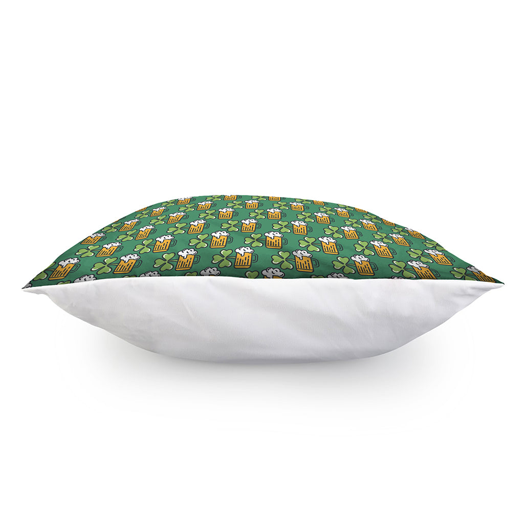 Cute Saint Patrick's Day Pattern Print Pillow Cover