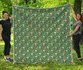 Cute Saint Patrick's Day Pattern Print Quilt