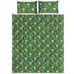 Cute Saint Patrick's Day Pattern Print Quilt Bed Set