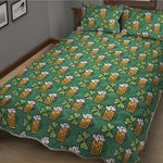Cute Saint Patrick's Day Pattern Print Quilt Bed Set