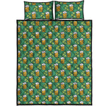 Cute Saint Patrick's Day Pattern Print Quilt Bed Set