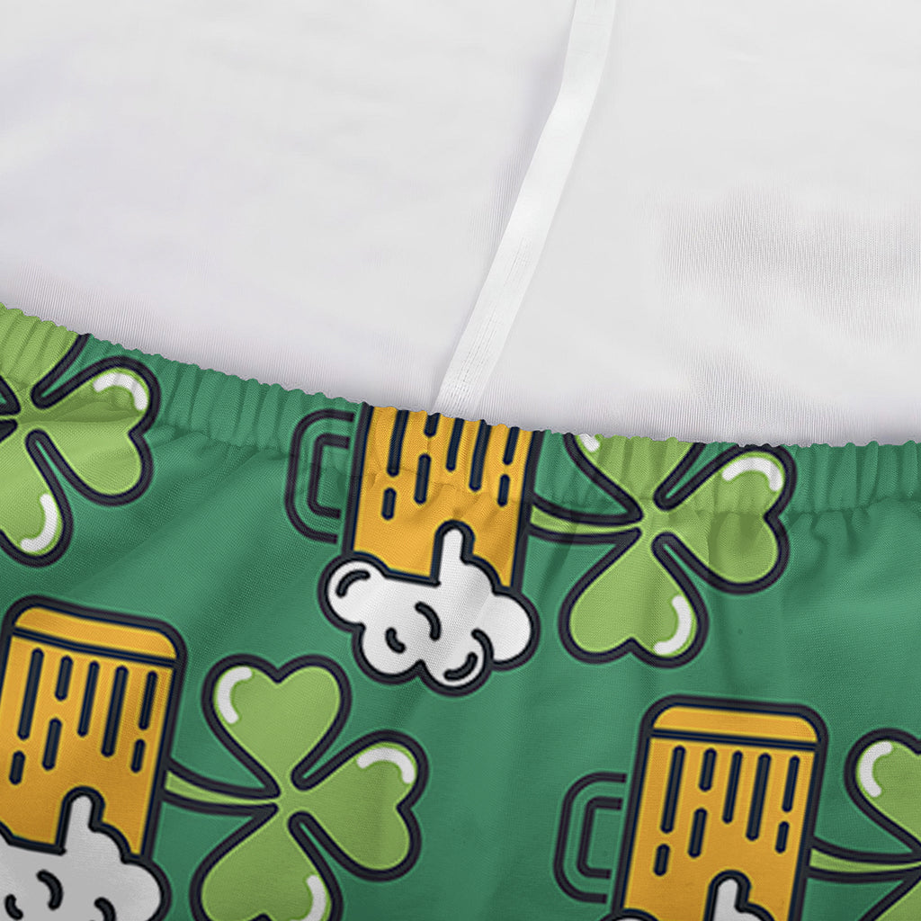 Cute Saint Patrick's Day Pattern Print Sofa Cover
