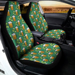 Cute Saint Patrick's Day Pattern Print Universal Fit Car Seat Covers