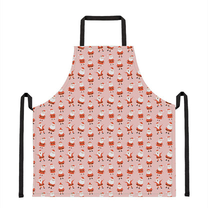 Cute Santa Claus Pattern Print Apron