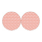 Cute Santa Claus Pattern Print Car Coasters